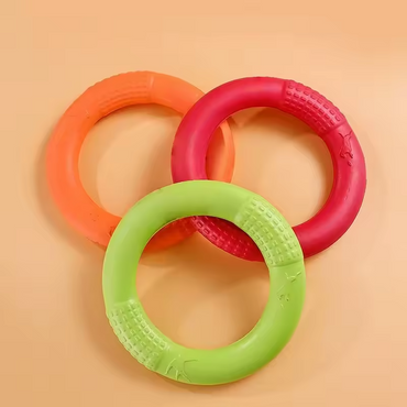 Waterproof Floating EVA Dog Frisbee Tug Ring Chew Resistant Training Toy