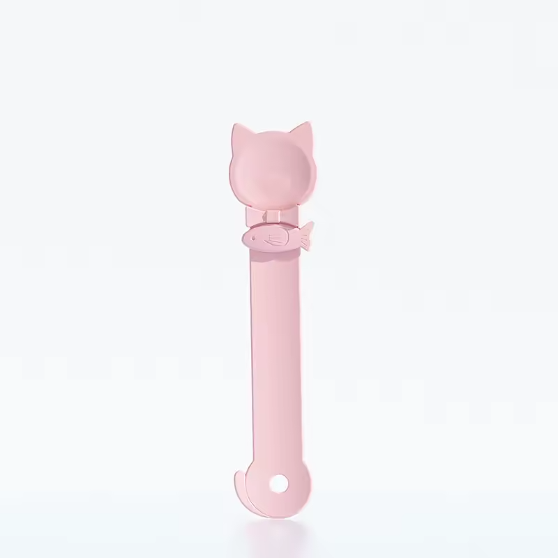 Cat Treat Squeeze Spoon Long Handle Wet Food Puree Dispenser Feeder Tool