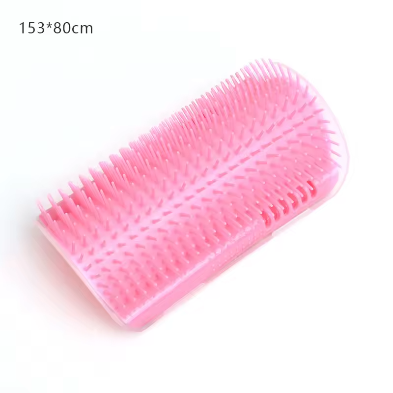 Cat Corner Groomer Self Cleaning Brush Hair Remover Scratcher