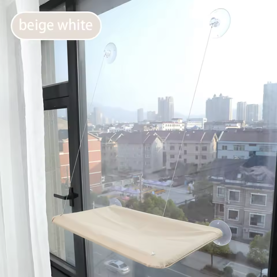 Cat Window Hammock Bed Suction Cup Washable Detachable Pet Seat