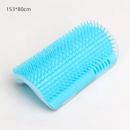 Cat Corner Groomer Self Cleaning Brush Hair Remover Scratcher