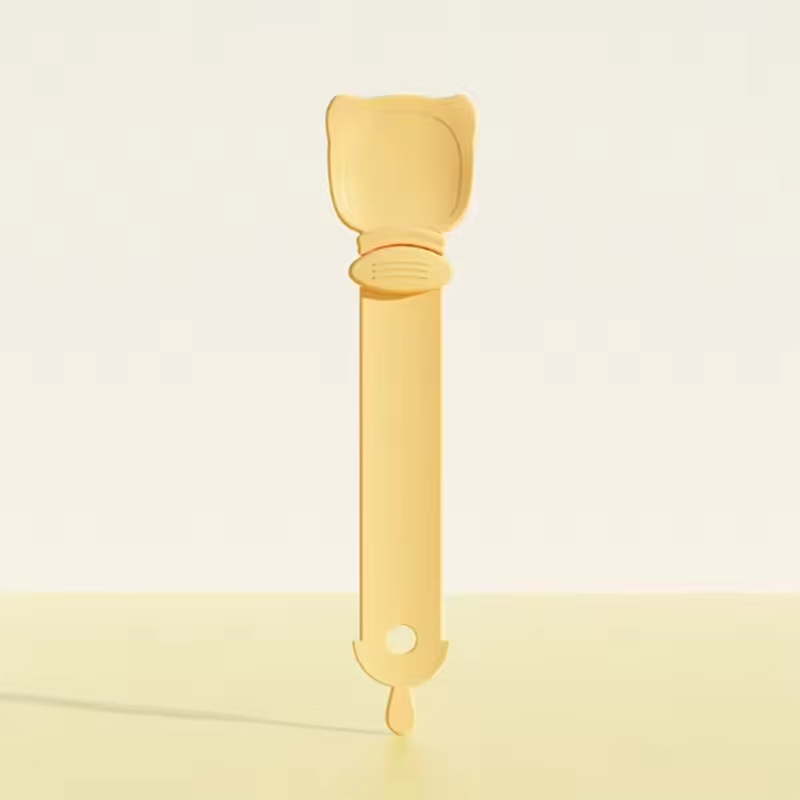 Cat Treat Squeeze Spoon Long Handle Wet Food Puree Dispenser Feeder Tool