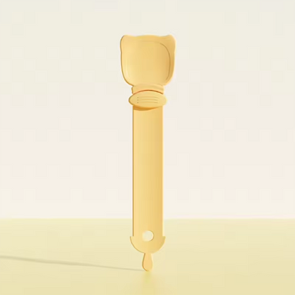 Cat Treat Squeeze Spoon Long Handle Wet Food Puree Dispenser Feeder Tool