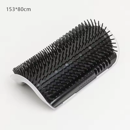 Cat Corner Groomer Self Cleaning Brush Hair Remover Scratcher