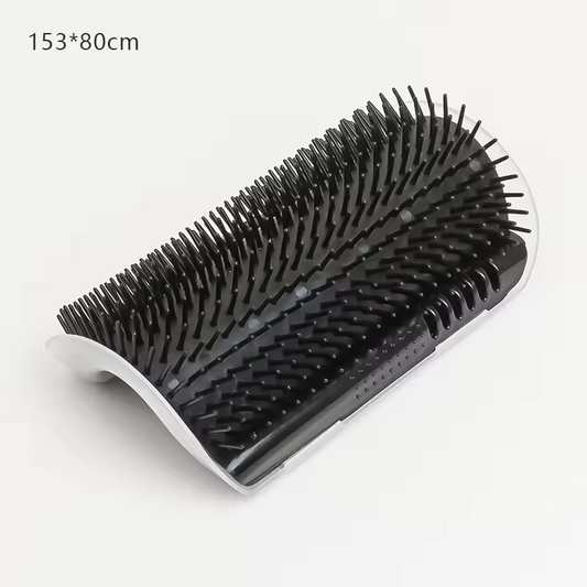 Cat Corner Groomer Self Cleaning Brush Hair Remover Scratcher