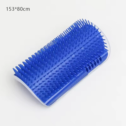 Cat Corner Groomer Self Cleaning Brush Hair Remover Scratcher