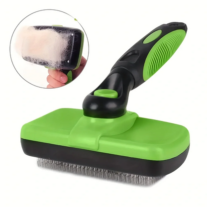 Self Cleaning Pet Grooming Brush Dog and Cat Shedding Hair Remover Comb