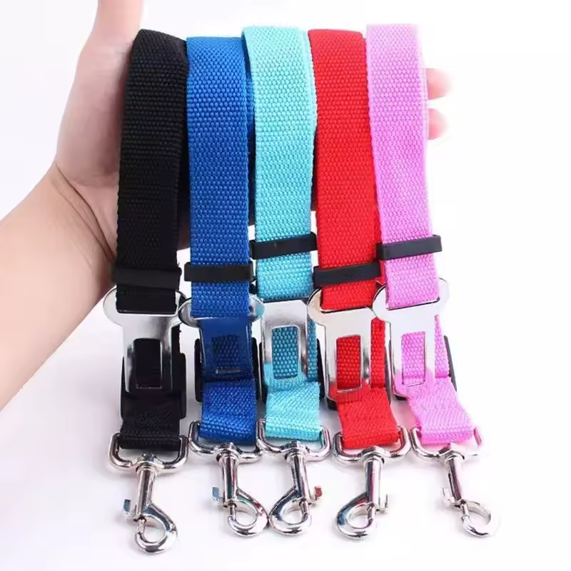 Dog Car Seat Belt Adjustable Safety Lead Travel Harness Restraint Leash