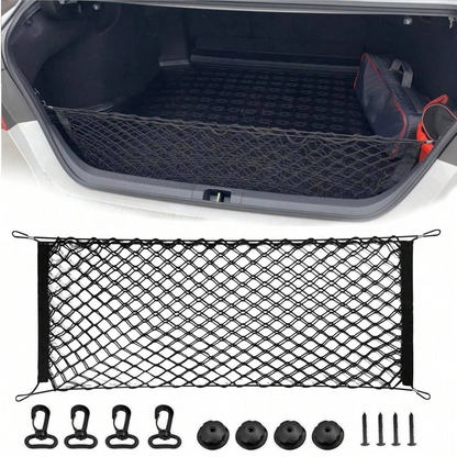 Car Dog Safety Net Boot Barrier Rear Seat Partition Elastic Pet Guard