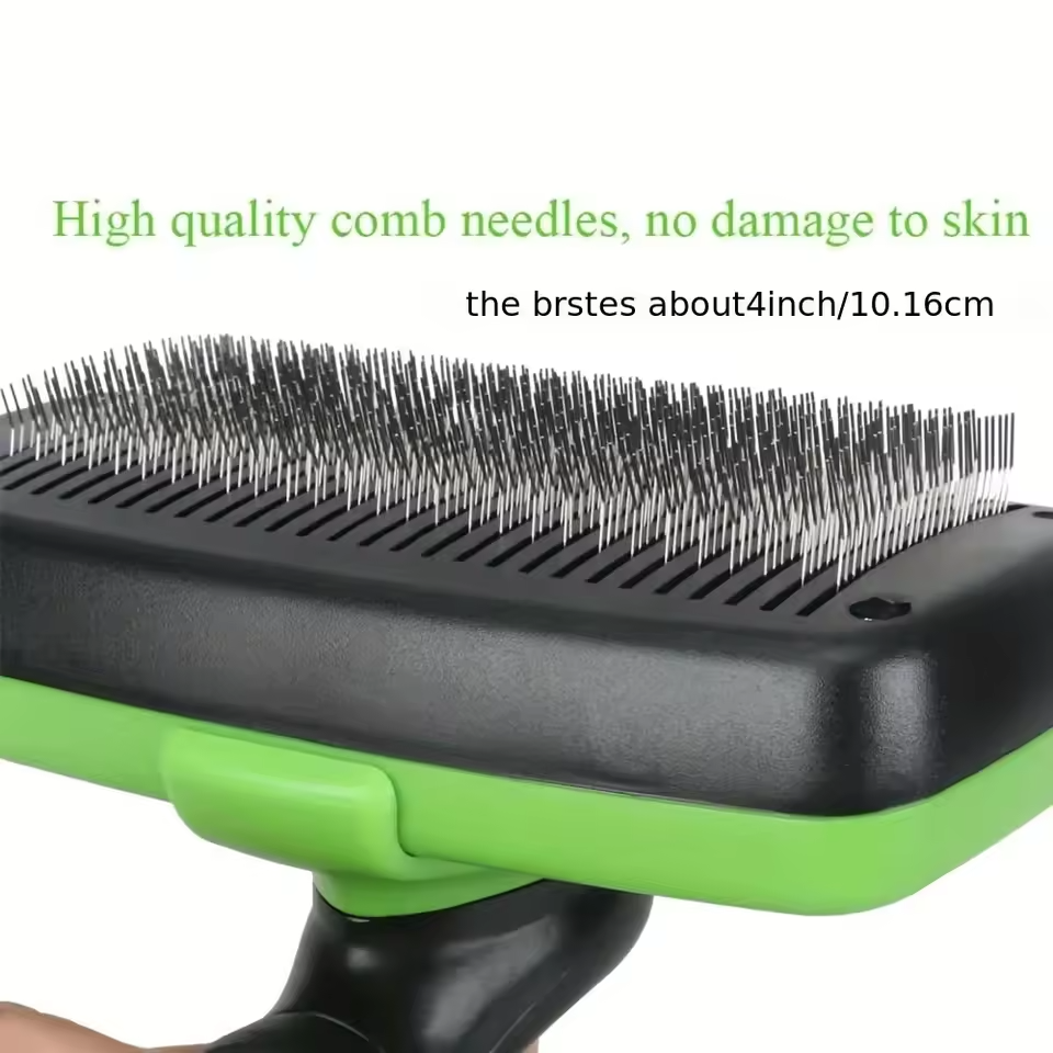 Self Cleaning Pet Grooming Brush Dog and Cat Shedding Hair Remover Comb