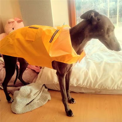 Waterproof Dog Raincoat Reflective Hooded Jacket Rain Poncho All Sizes Dogs