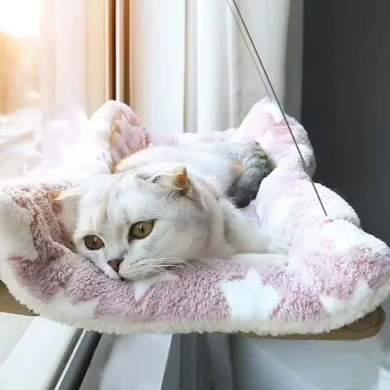 Cat Window Hammock Bed Suction Cup Washable Detachable Pet Seat