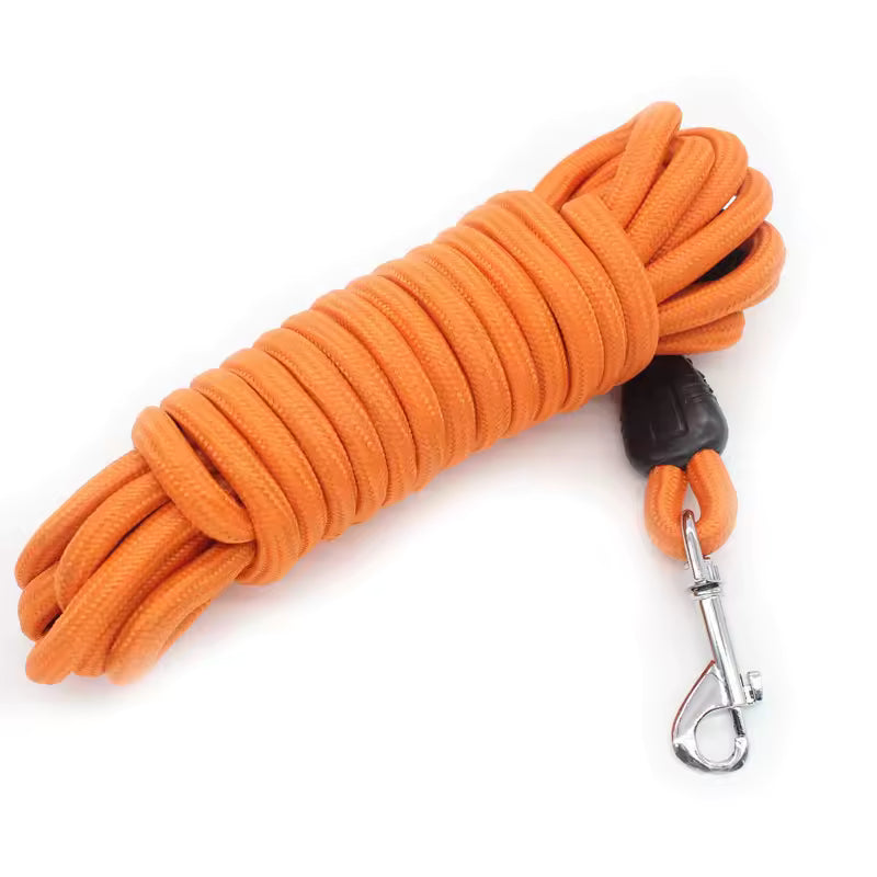 5M 10M 15M Dog Training Lead Heavy Duty Nylon Recall Leash for Large Dogs