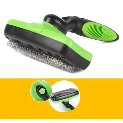 Self Cleaning Pet Grooming Brush Dog and Cat Shedding Hair Remover Comb