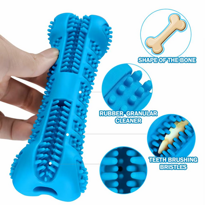 Dog Toothbrush Stick 360° Rubber Chew Toy Teeth Cleaning Small Dogs