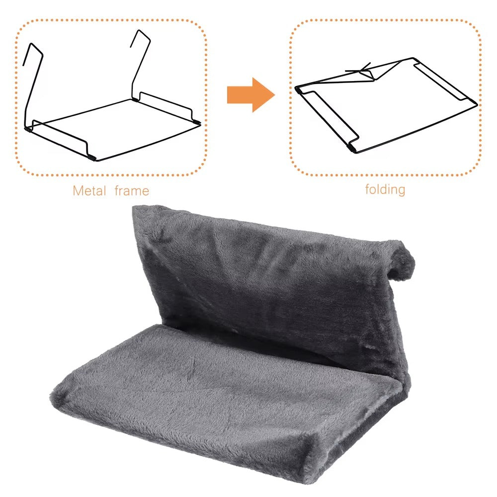 Cat radiator lounger /hammock with metal frame, warm cat bed