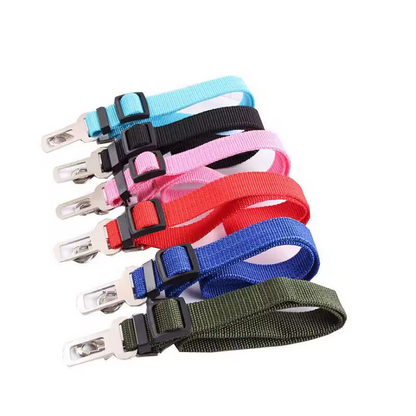 Dog Car Seat Belt Adjustable Safety Lead Travel Harness Restraint Leash