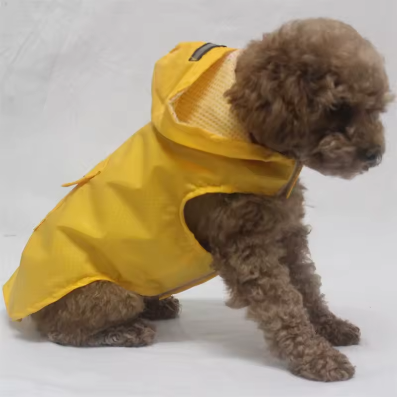 Waterproof Dog Raincoat Reflective Hooded Jacket Rain Poncho All Sizes Dogs