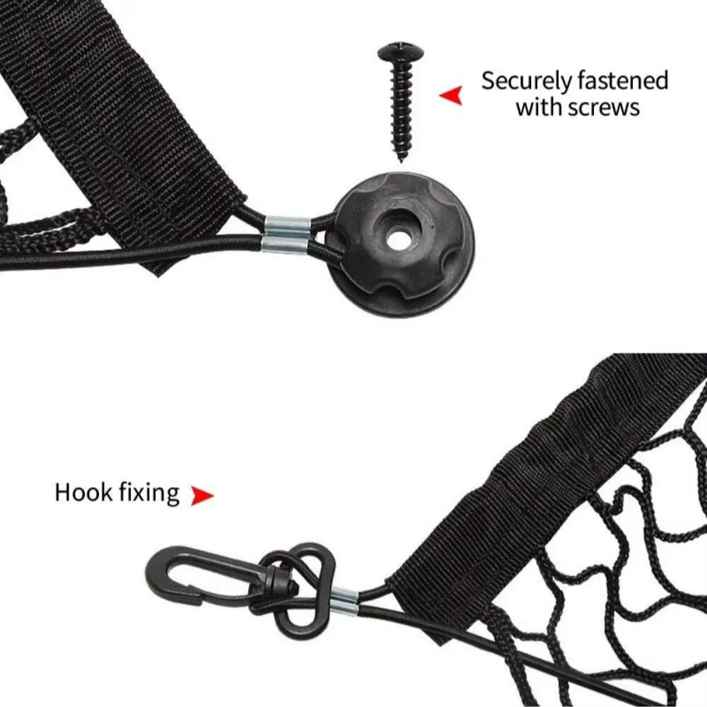 Car Dog Safety Net Boot Barrier Rear Seat Partition Elastic Pet Guard