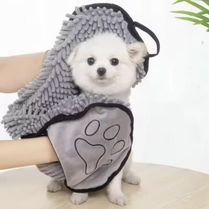 Super Absorbent Pet Towel Quick Dry Dog Cat Bath Towel Soft Drying Robe