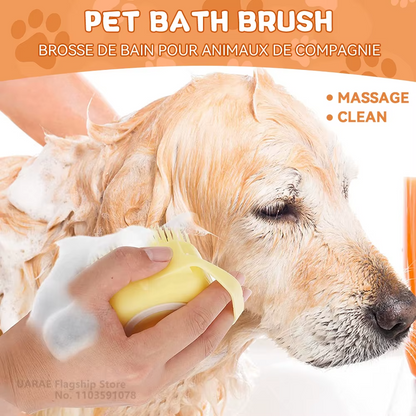 Pet Bath Glove Dog and Cat Silicone Brush Grooming Massage Cleaning Tool