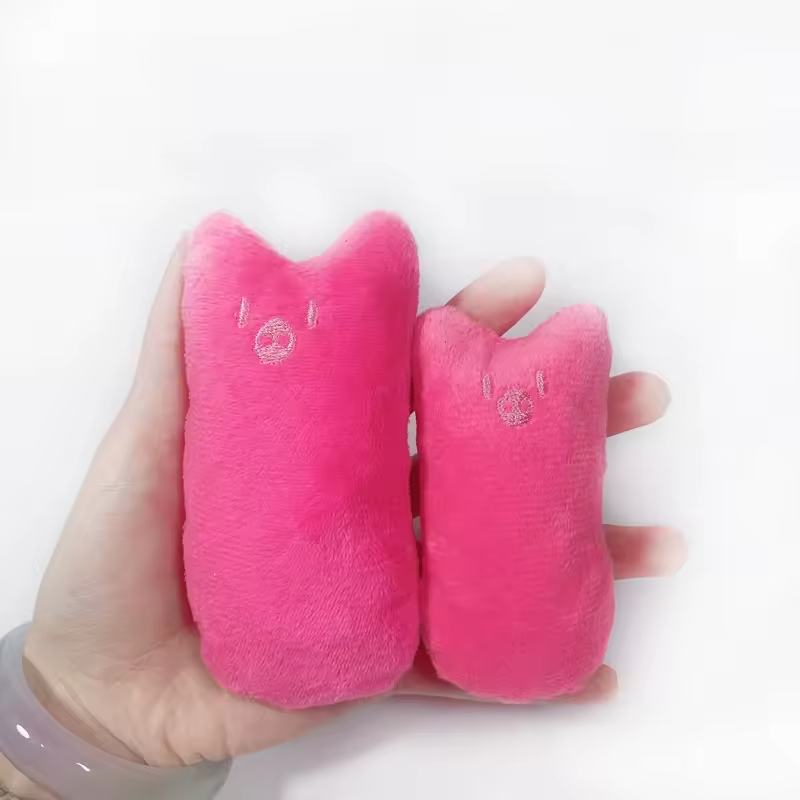 Catnip Cat Toy Plush Chew Teeth Cleaning Interactive Kitten Bite Toy