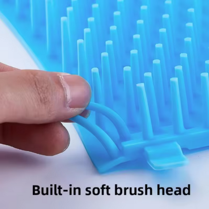 Dog paw cleaner cup, silicone brush, portable foot cleaner