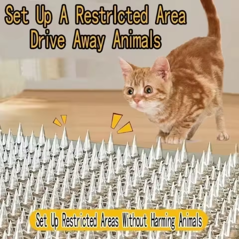 Cat Scat Mat Spike Anti Cat Repellent Plastic Plant Furniture Protector