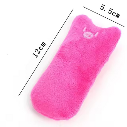 Catnip Cat Toy Plush Chew Teeth Cleaning Interactive Kitten Bite Toy