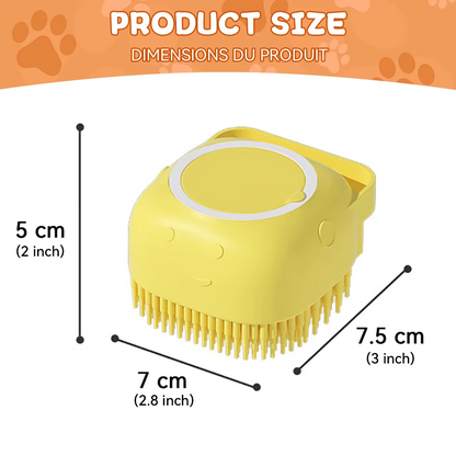 Pet Bath Glove Dog and Cat Silicone Brush Grooming Massage Cleaning Tool