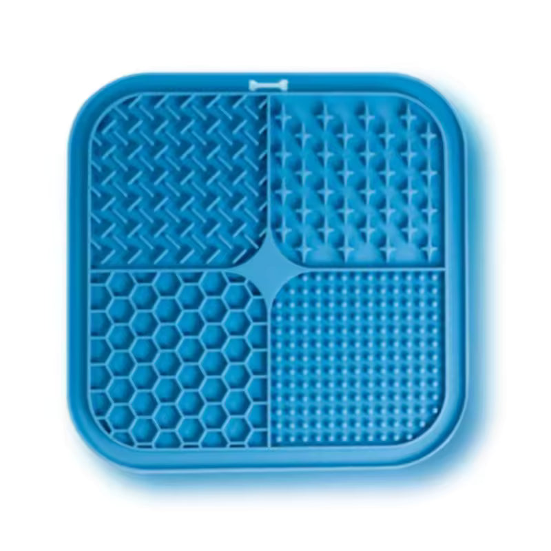 Silicone Pet Lick Mat Slow Feeder Suction Cup Anti Choking Dog and Cat Feeding Mat