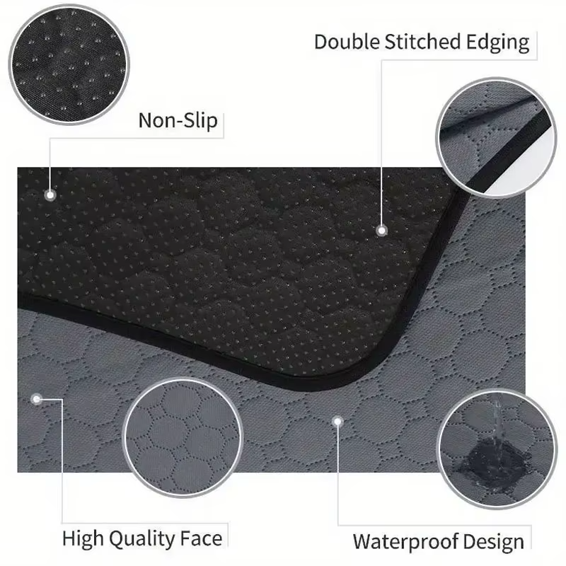 Reusable Dog Pee Pad Washable Waterproof Puppy Training Urine Mat