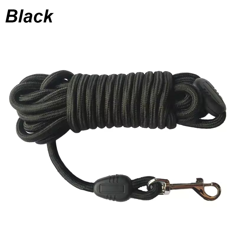 5M 10M 15M Dog Training Lead Heavy Duty Nylon Recall Leash for Large Dogs