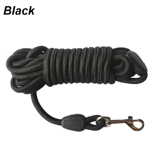 5M 10M 15M Dog Training Lead Heavy Duty Nylon Recall Leash for Large Dogs