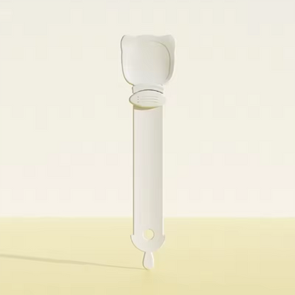 Cat Treat Squeeze Spoon Long Handle Wet Food Puree Dispenser Feeder Tool