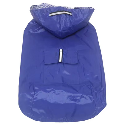 Waterproof Dog Raincoat Reflective Hooded Jacket Rain Poncho All Sizes Dogs