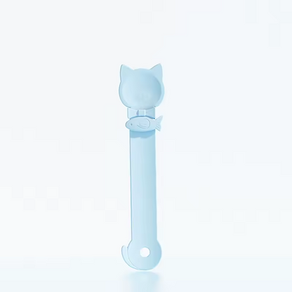 Cat Treat Squeeze Spoon Long Handle Wet Food Puree Dispenser Feeder Tool