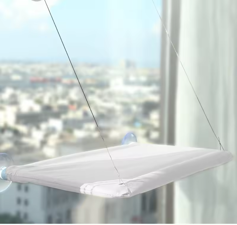 Cat Window Hammock Bed Suction Cup Washable Detachable Pet Seat