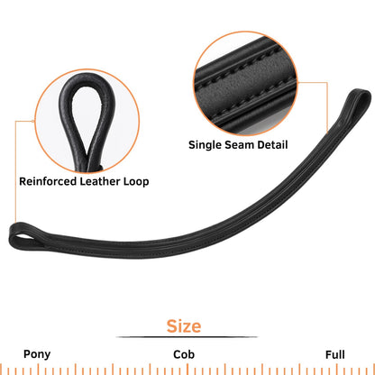 Premium Full-Grain Leather Browband Handmade. - Youshaelia