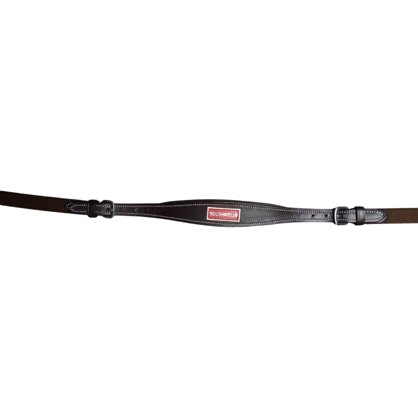 Brown Leather Horse Breastplate – Padded Adjustable Breast Collar - Youshaelia