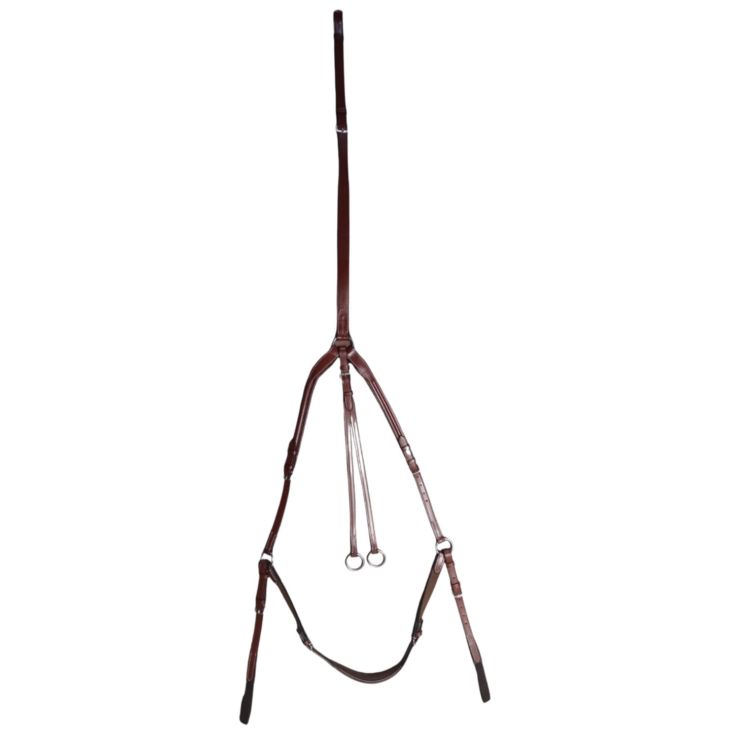 Brown Leather Horse Breastplate – Padded Adjustable Breast Collar - Youshaelia