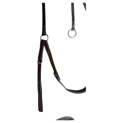 Brown Leather Horse Breastplate – Padded Adjustable Breast Collar - Youshaelia