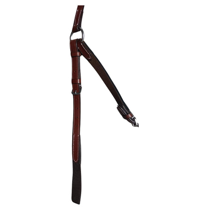 Brown Leather Horse Breastplate – Padded Adjustable Breast Collar - Youshaelia