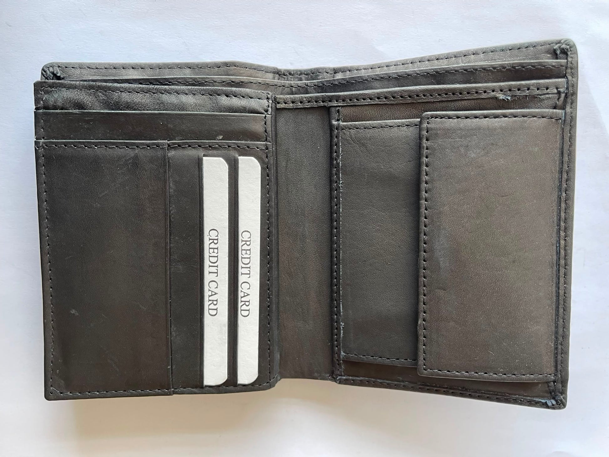 Full Grain Black Leather Wallet