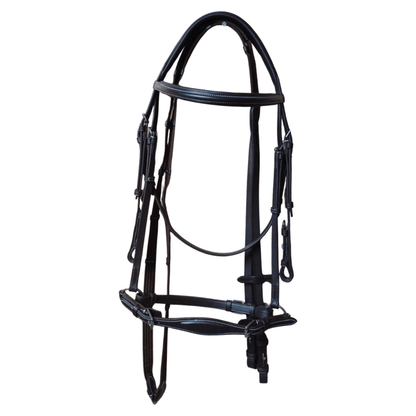 full grain leather horse bridle 