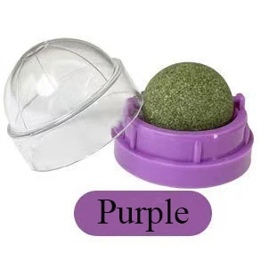 Catnip Mint Ball Cat Toy Teeth Cleaning Chew Lick Toy for Indoor Cats