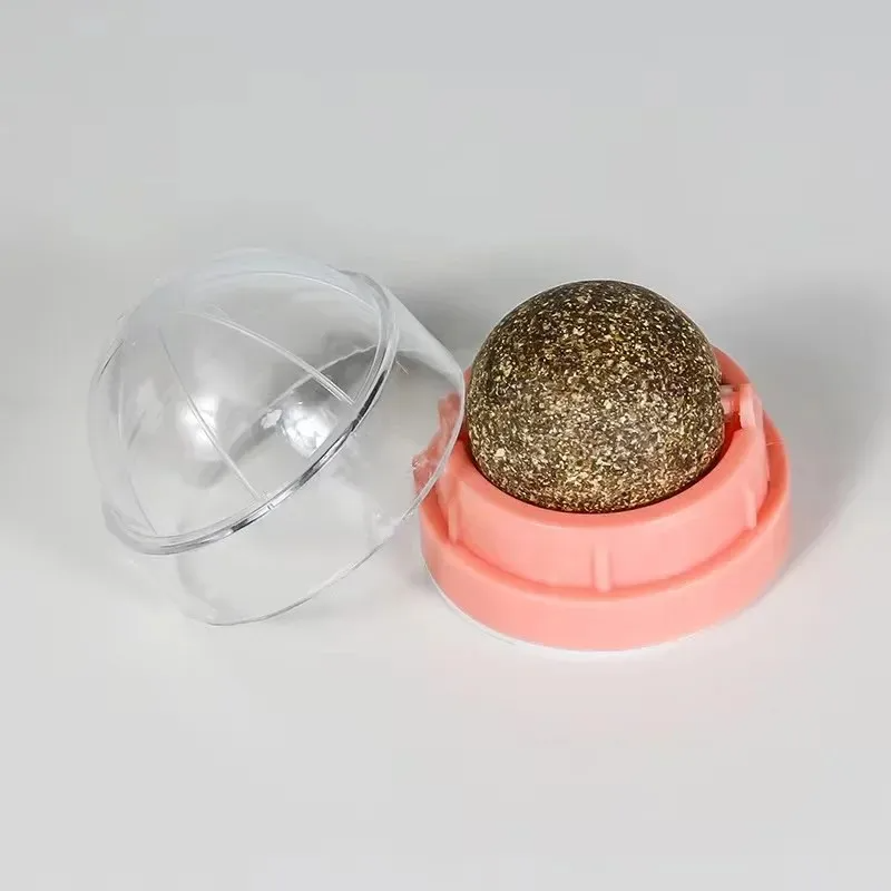 Catnip Mint Ball Cat Toy Teeth Cleaning Chew Lick Toy for Indoor Cats
