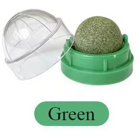 Catnip Mint Ball Cat Toy Teeth Cleaning Chew Lick Toy for Indoor Cats