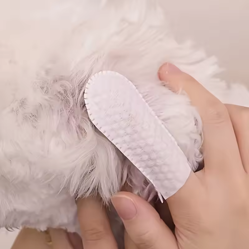Pet Ear Cleaning Wipes Dog Cat Ear Care Finger Wipes Ear Mite Remover