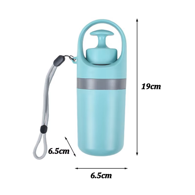 Dog Pooper Scooper with Waste Bags Portable Pet Poop Picker Grabber Tool